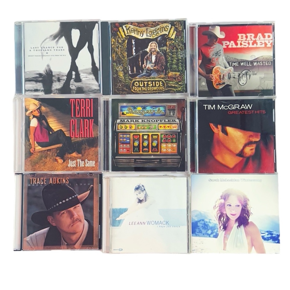 Lot of 9 Country Music CDS